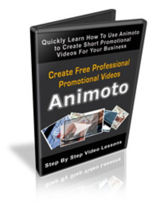 Product picture Learn To Create Promotional Videos Using Animoto